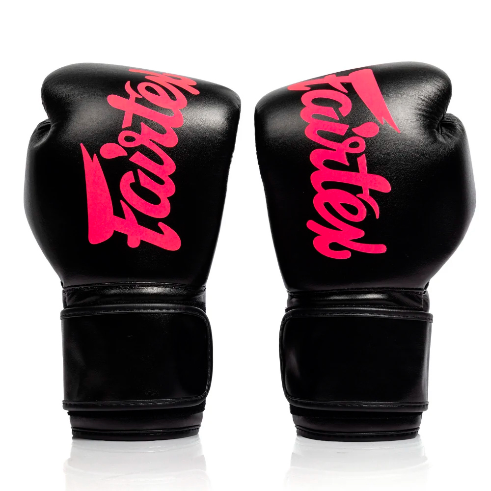 Fairtex BGV14 Боксерские Перчатки Тайский Бокс Neon Noir