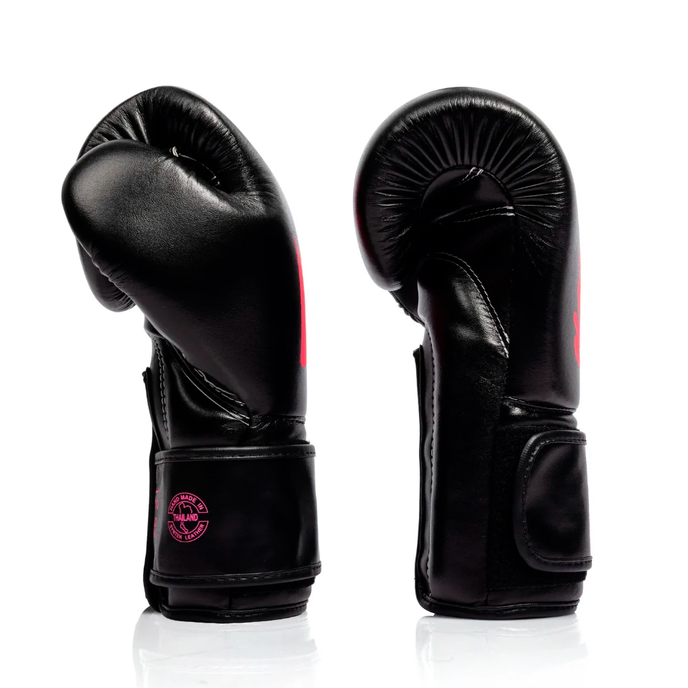 Fairtex BGV14 Боксерские Перчатки Тайский Бокс Neon Noir