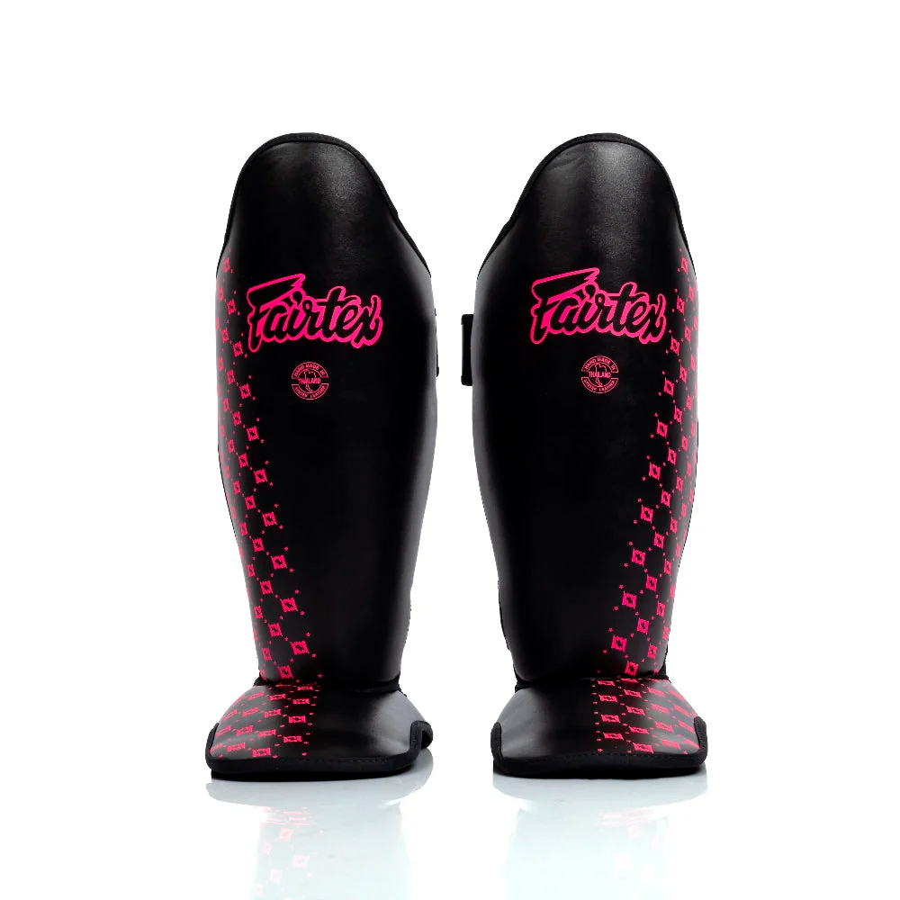 Fairtex SP5 Защита Голени Competition Тайский Бокс Neon Noir