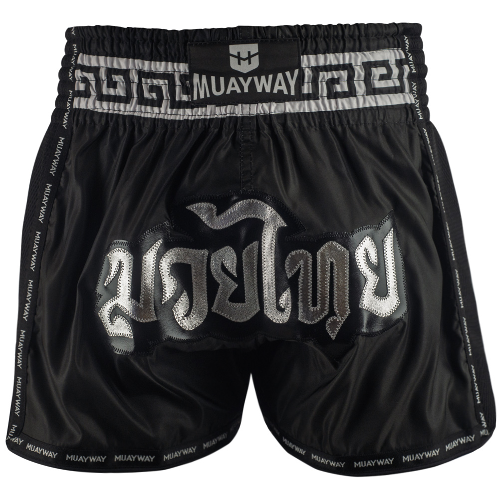 Muayway "Meander" Шорты Тайский Бокс Черные