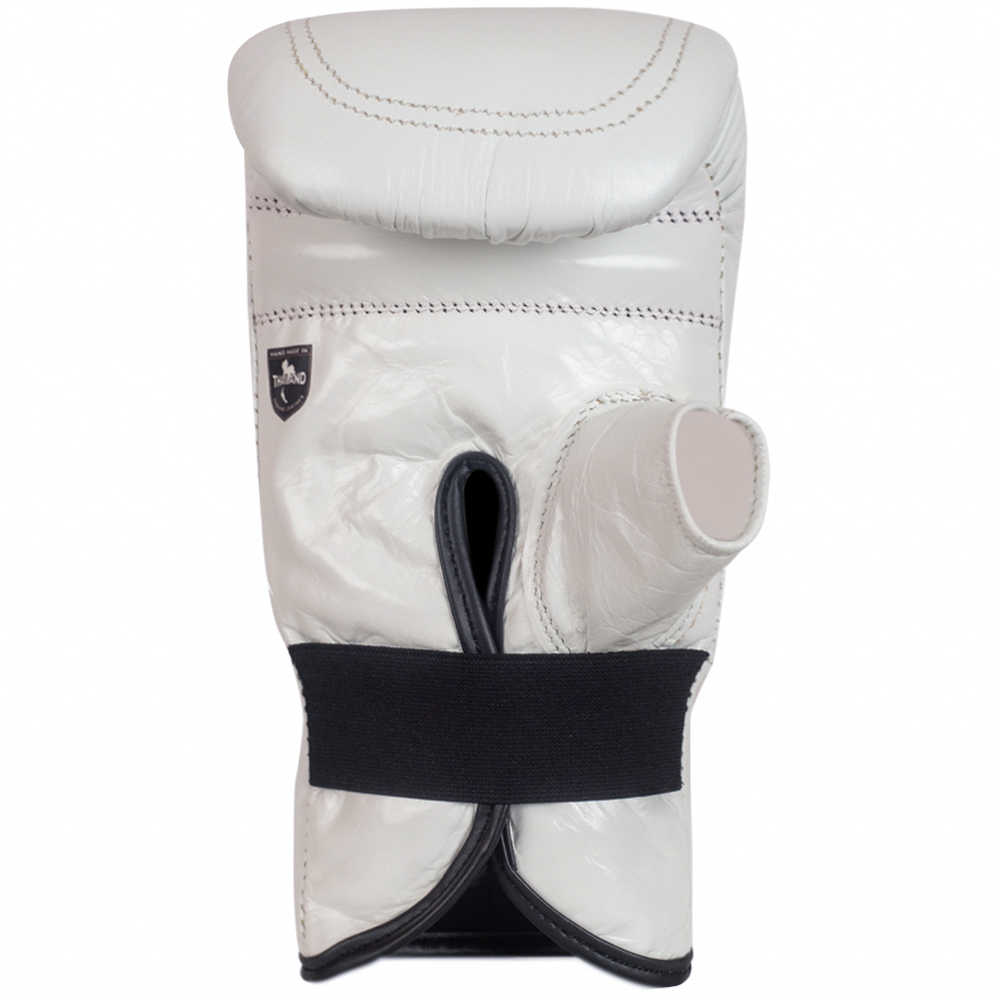 Muayway Снарядные Перчатки Тайский Бокс Резинка Белые 