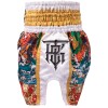 TopKing TKTBS-277 "Chinese Culture" Шорты Тайский Бокс Белые