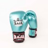 Raja Boxing "Metallic" Боксерские Перчатки Тайский Бокс Бирюзовые