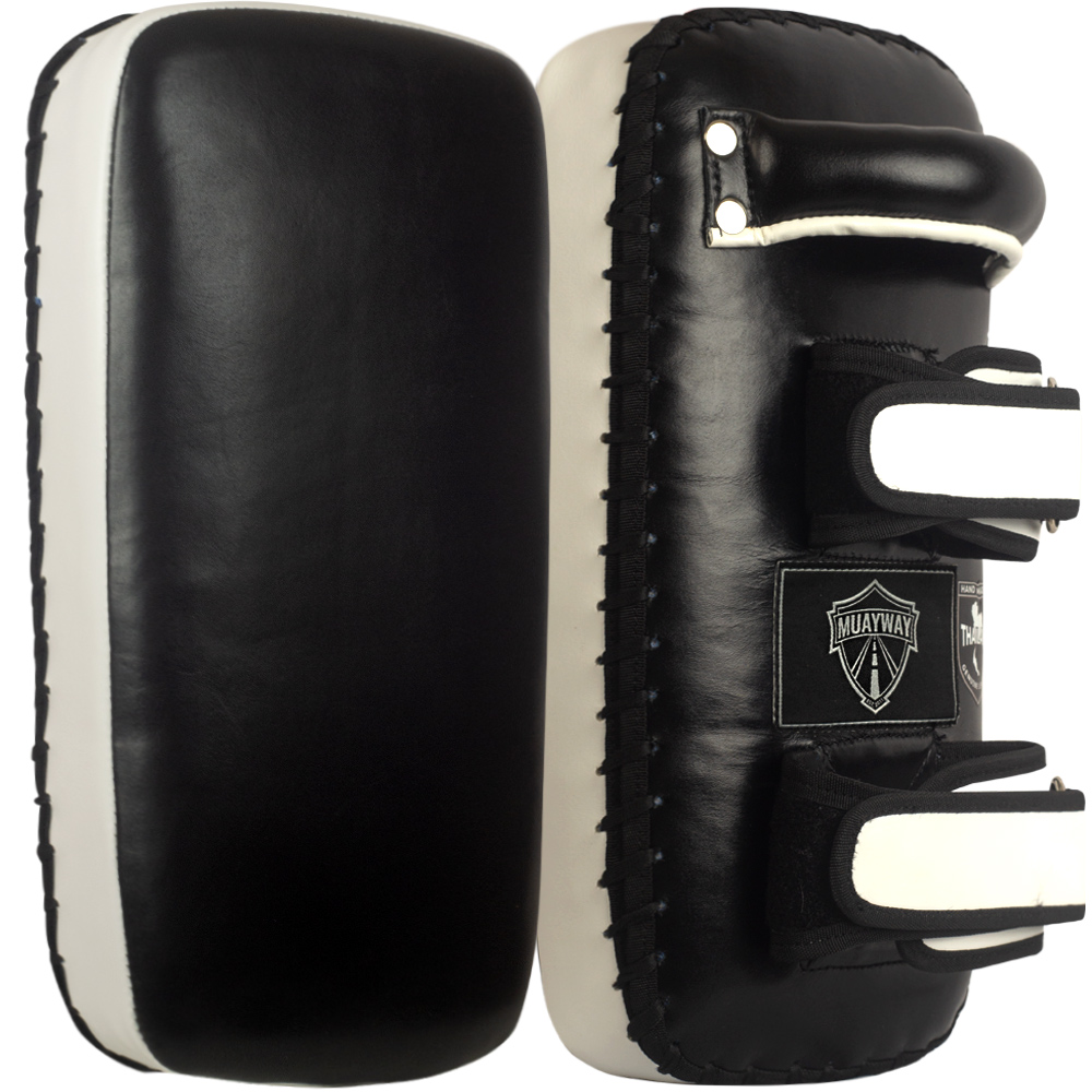 Muayway Тайские Пады Тайский Бокс Черно-Белые