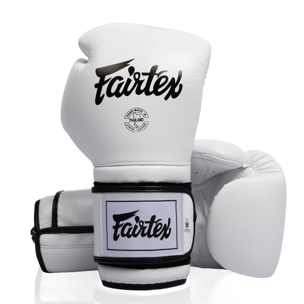 Fairtex BGV9C-Plus Боксерские Перчатки Мексиканский Стиль Белые