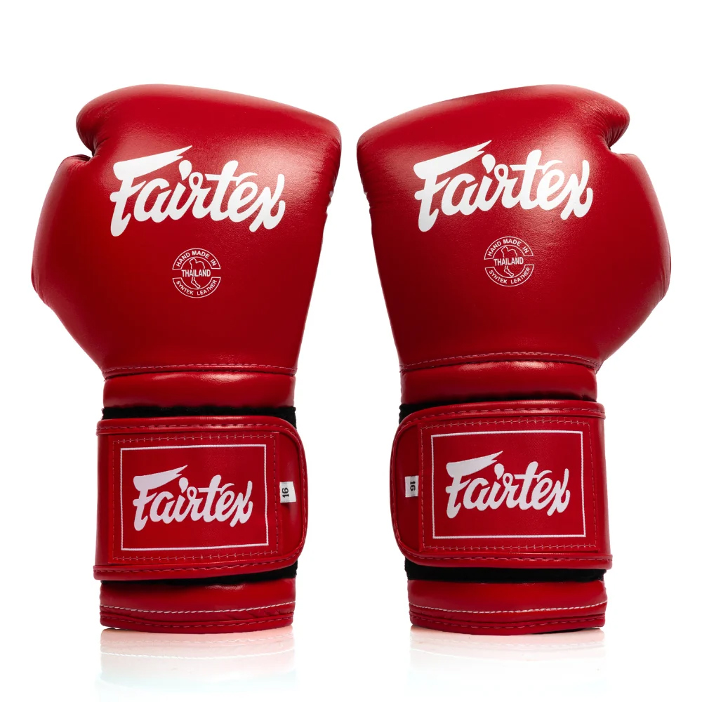 Fairtex BGV9C-Plus Боксерские Перчатки Мексиканский Стиль Красные