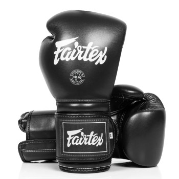 Fairtex BGV9C-Plus Боксерские Перчатки Мексиканский Стиль Черный