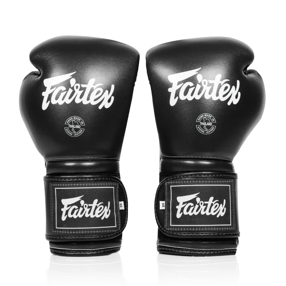 Fairtex BGV9C-Plus Боксерские Перчатки Мексиканский Стиль Черный