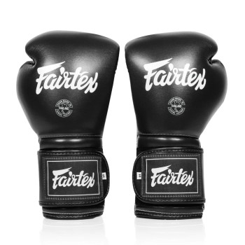 Fairtex BGV9C-Plus Боксерские Перчатки Мексиканский Стиль Черный