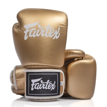 Fairtex BGV1C-PLUS Боксерские Перчатки Тайский Бокс Gold Metallic  