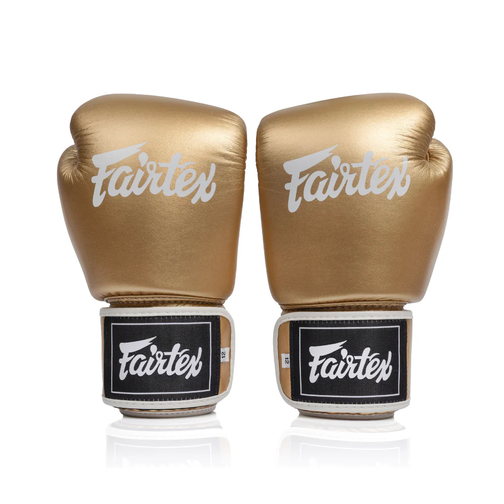 Fairtex BGV1C-PLUS Боксерские Перчатки Тайский Бокс Gold Metallic  