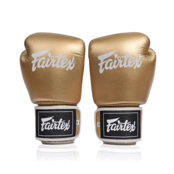 Fairtex BGV1C-PLUS Боксерские Перчатки Тайский Бокс Gold Metallic  
