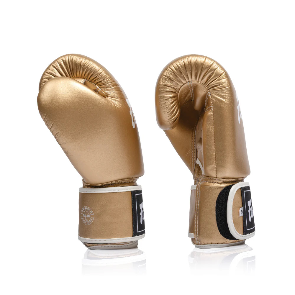 Fairtex BGV1C-PLUS Боксерские Перчатки Тайский Бокс Gold Metallic  