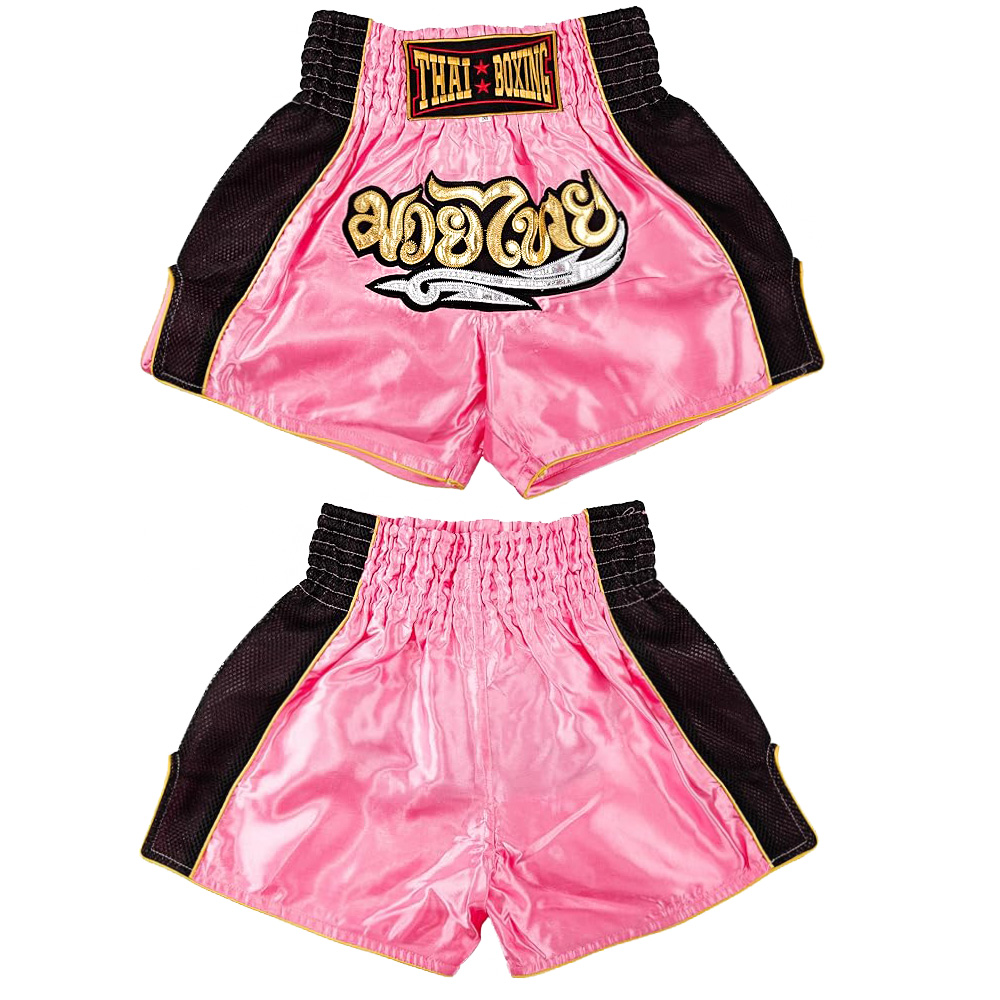 Thaiboxing Тайские Шорты Тайский Бокс «Retro» Розовые 