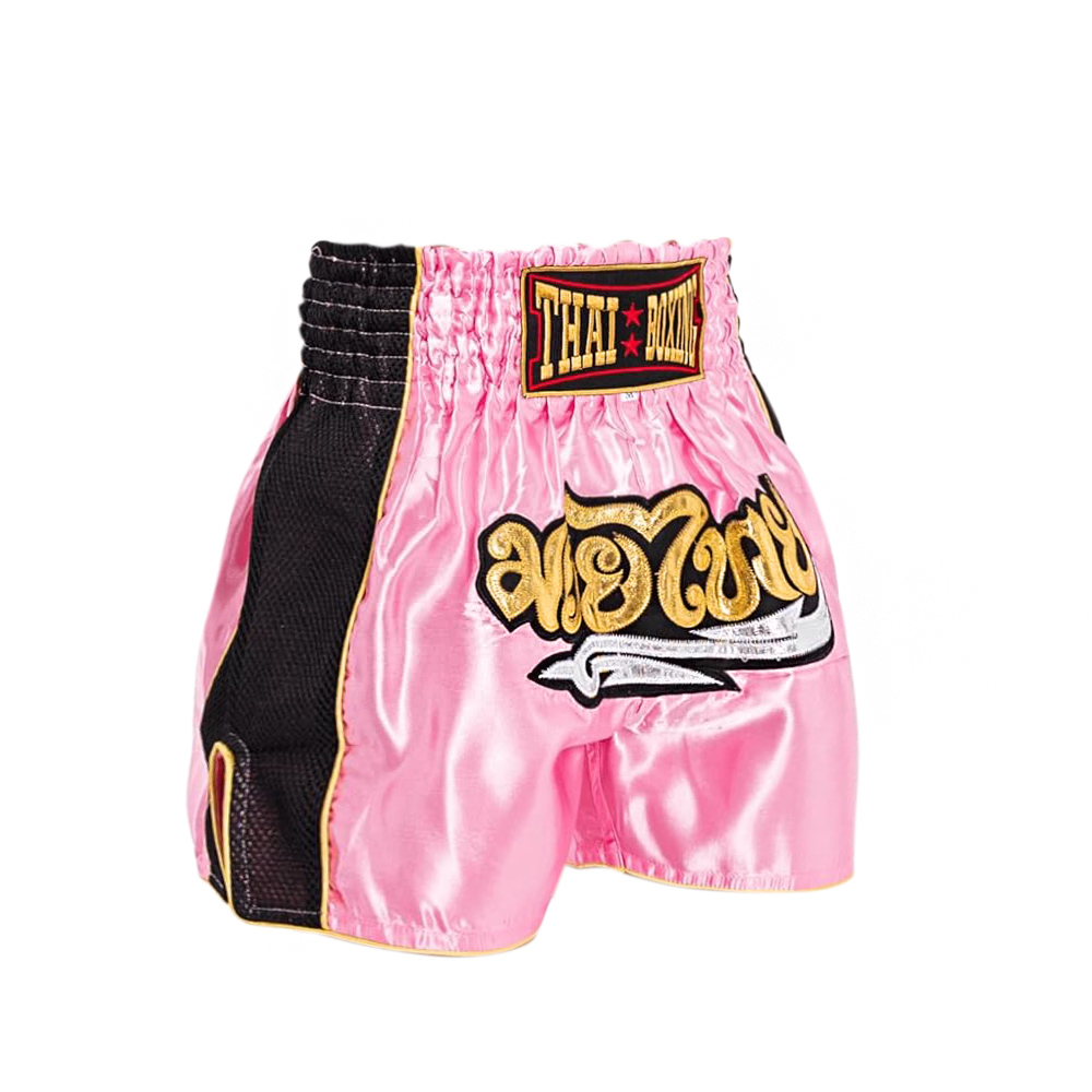 Thaiboxing Тайские Шорты Тайский Бокс «Retro» Розовые 