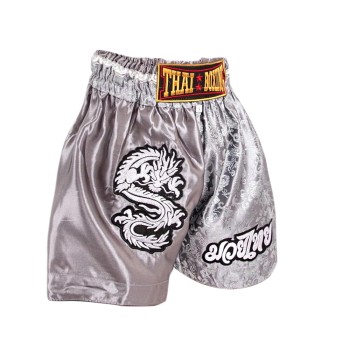 Thaiboxing Тайские Шорты Тайский Бокс «Dragon» Серые