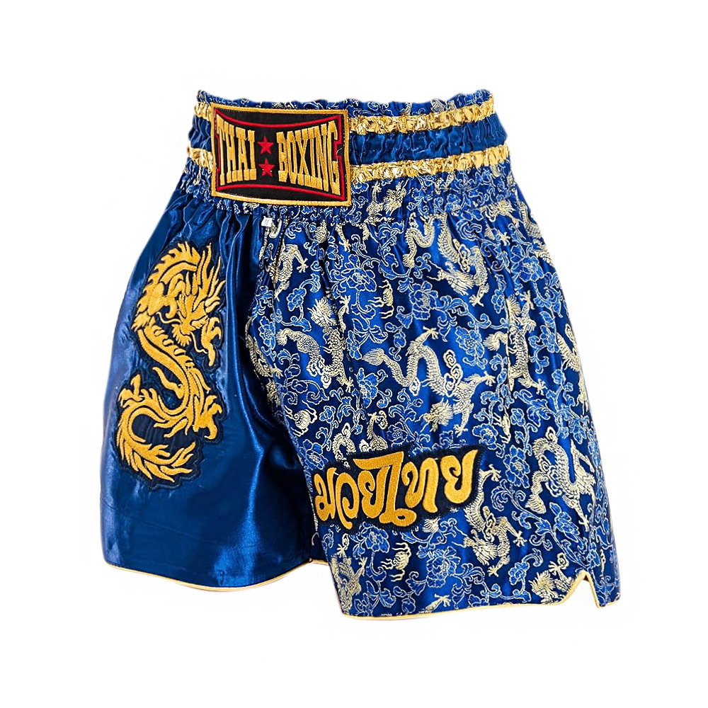 Thaiboxing Тайские Шорты Тайский Бокс «Dragon» Синие