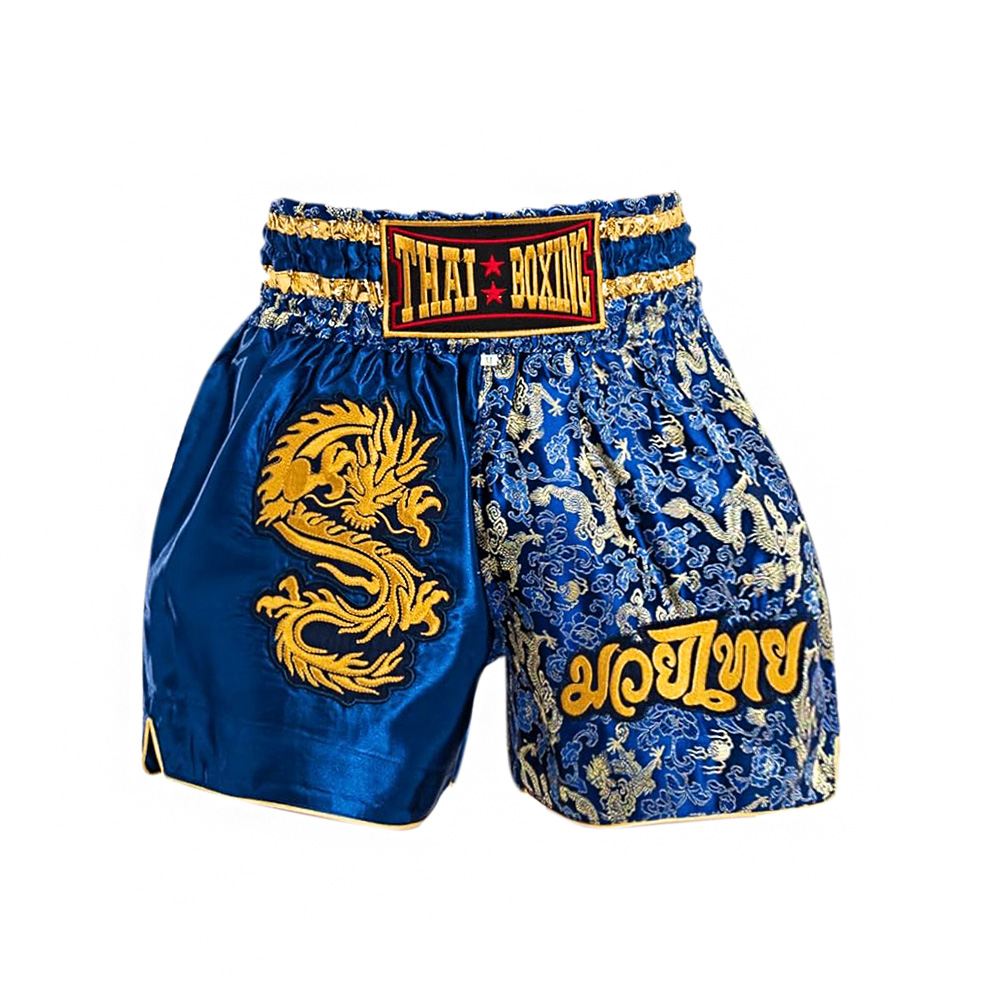 Thaiboxing Тайские Шорты Тайский Бокс «Dragon» Синие