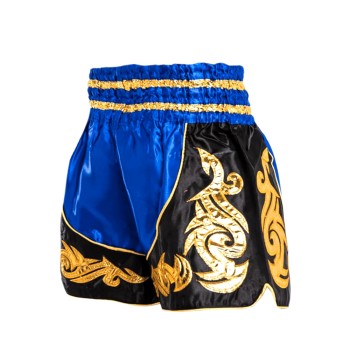 Thaiboxing Тайские Шорты Тайский Бокс Сине-Черные
