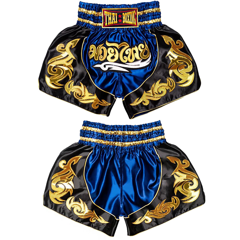 Thaiboxing Тайские Шорты Тайский Бокс Нави