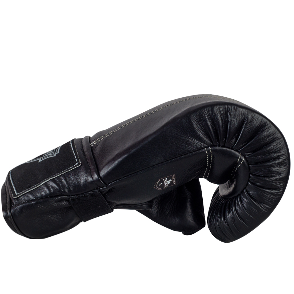 Muayway Снарядные Перчатки Тайский Бокс Резинка Черные