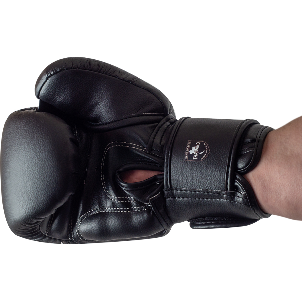 Muayway Боксерские Перчатки Тайский Бокс Черные