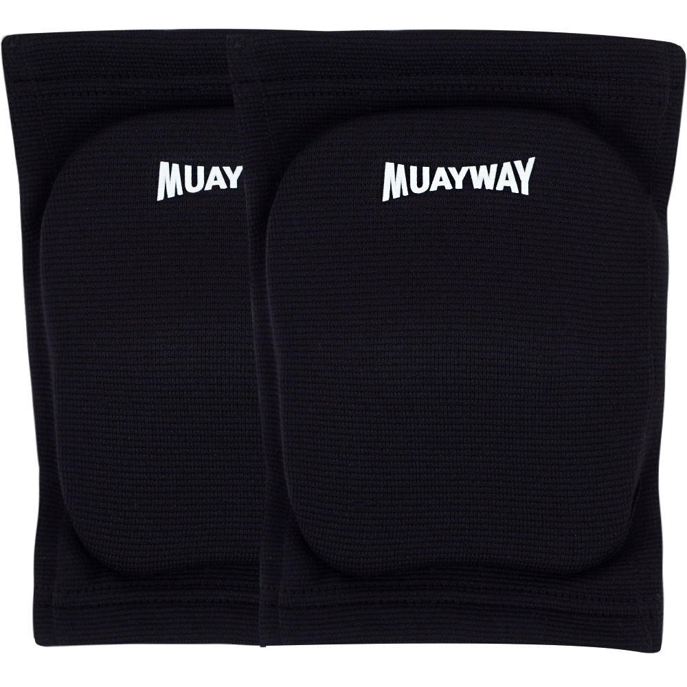 Muayway Наколенники Тайский Бокс Черные