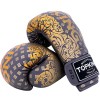 Top King "Kanok-02" Боксерские Перчатки Тайский Бокс Серые
