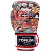 Top King "Chinese Culture" Боксерские Перчатки Тайский Бокс White
