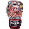 Top King "Chinese Culture" Боксерские Перчатки Тайский Бокс Black