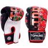Top King TKBGRS Боксерские Перчатки Тайский Бокс "Rose" Черный