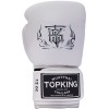 Top King "Double Lock Air" Боксерские Перчатки Тайский Бокс Белые