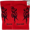 Muayway Налокотники Тайский Бокс Красные с Узором