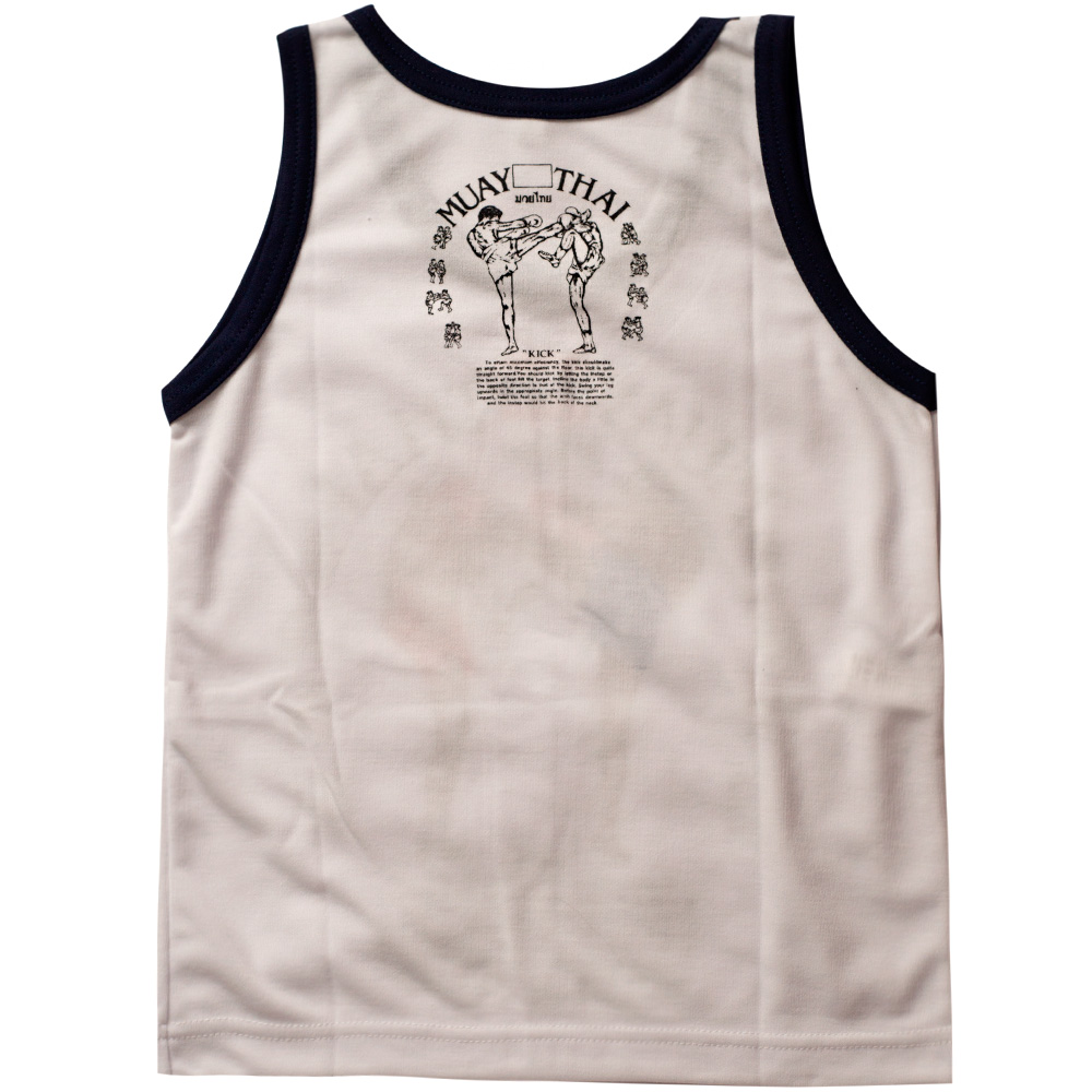 Детская Майка Тайский Бокс Тренировочная Хлопок "Education"