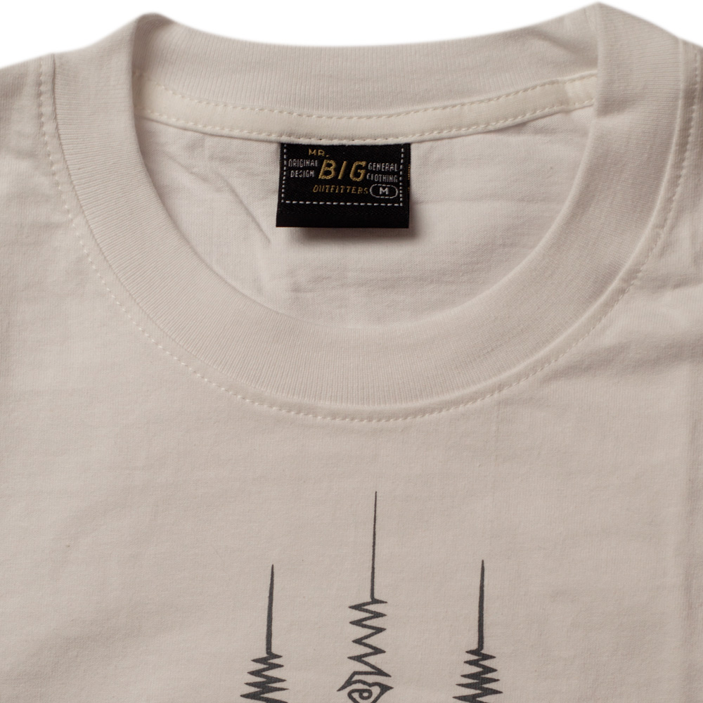 Футболка Тайская Хлопок "2 Tigers" Белая