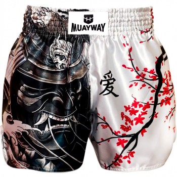 Muayway "Sakura For Samurai" Шорты Тайский Бокс + Фирменный Брелок Боксерская перчатка