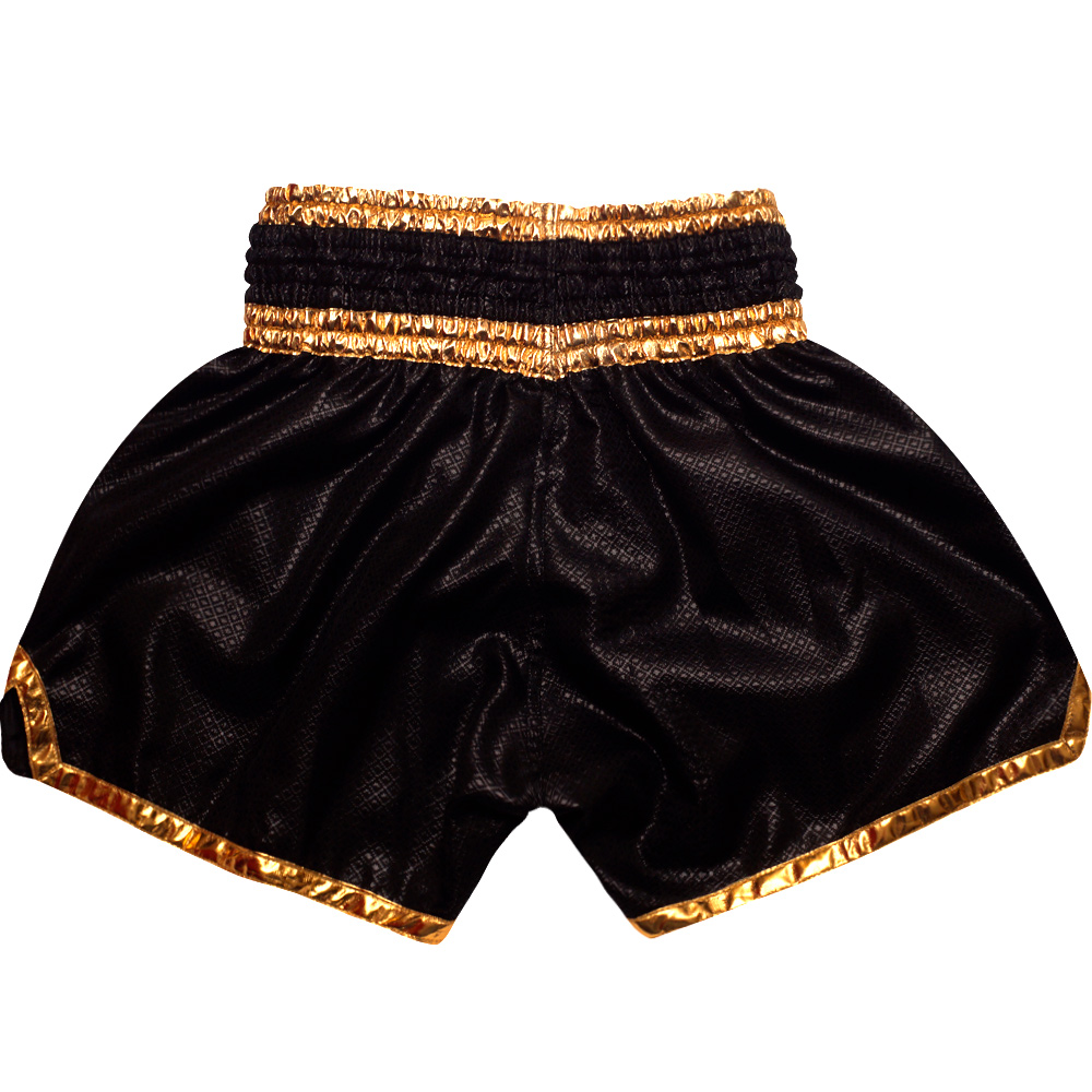 Muayway "Black Gold Heritage" Шорты Тайский Бокс + Фирменный Брелок Боксерская перчатка
