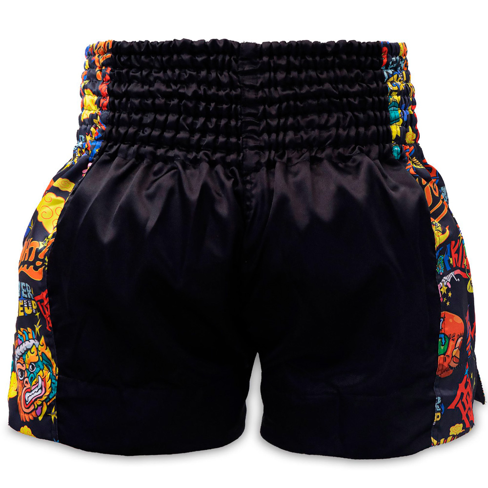 Top King х Puck Шорты TKXPTBS-02 Тайский Бокс Черные