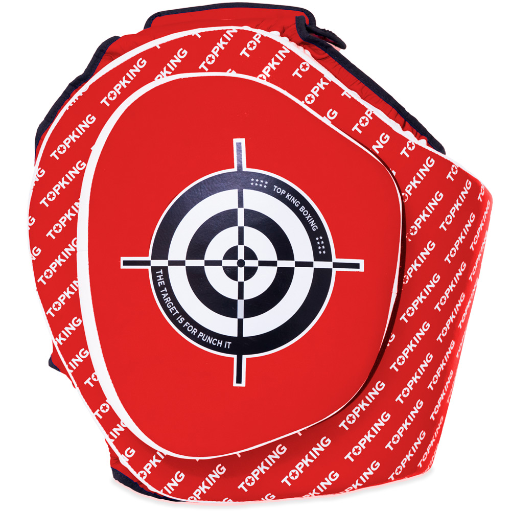 TopKing TKTHP-01-GL Тренерские Накладки "Thigh Pads" Тайский Бокс Красные