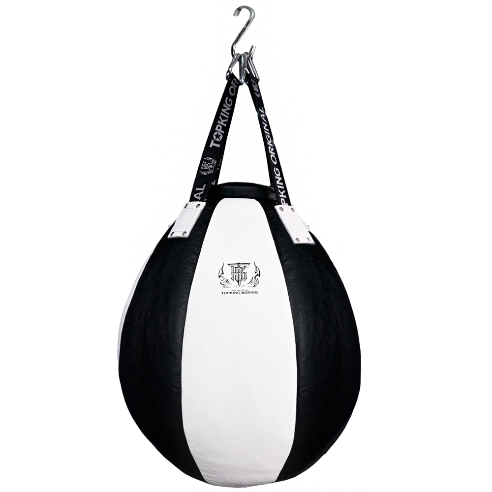 Top King TKHBT-ST Боксерская Груша Тайский Бокс Искусственная Кожа Черно-Белая Размер S