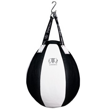 Top King TKHBT-ST Боксерская Груша Тайский Бокс Искусственная Кожа Черно-Белая Размер S