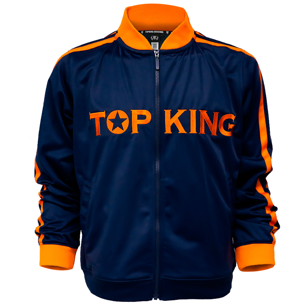 Top King TKTRS-011 Тренировочный Костюм Тайский Бокс Синий с Оранжевым
