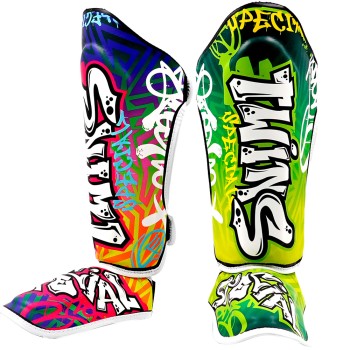 Twins Special FSGL10-68 "Graffiti" Защита Голени Тайский Бокс