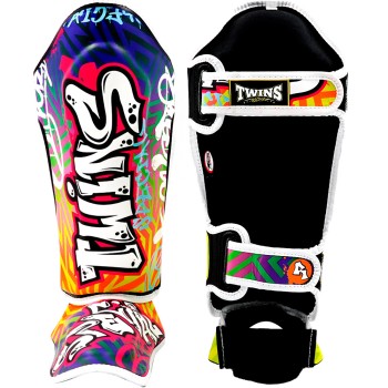 Twins Special FSGL10-68 "Graffiti" Защита Голени Тайский Бокс