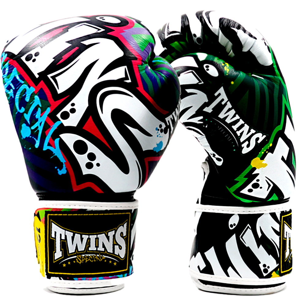 Twins Special FBGVL4-68 "Graffiti" Боксерские Перчатки Тайский Бокс 