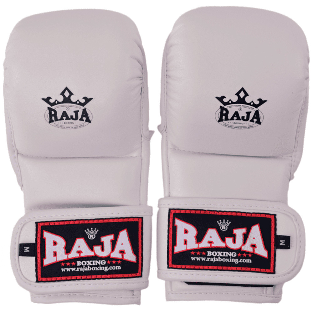 Raja Boxing Перчатки MMA Спарринговые Черные или Белые