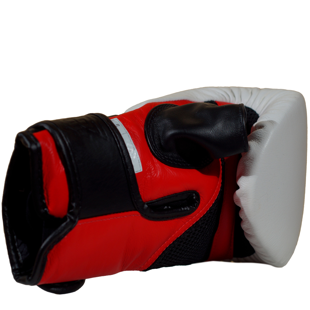  TKB Top King "Air" Снарядные Перчатки Тайский Бокс Бело-Черно-Красные