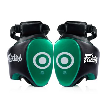 Fairtex TP5 Тренерские Накладки "Thigh Pads" Тайский Бокс Черно-Зеленые