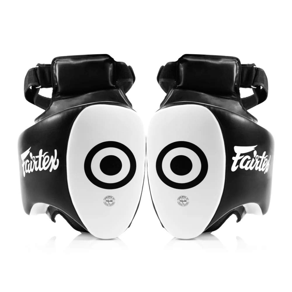 Fairtex TP5 Тренерские Накладки "Thigh Pads" Тайский Бокс Черно-Белые