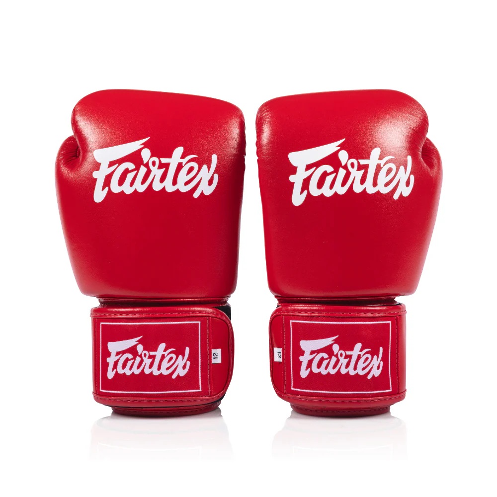 Fairtex BGV1C-PLUS Боксерские Перчатки Тайский Бокс Красные